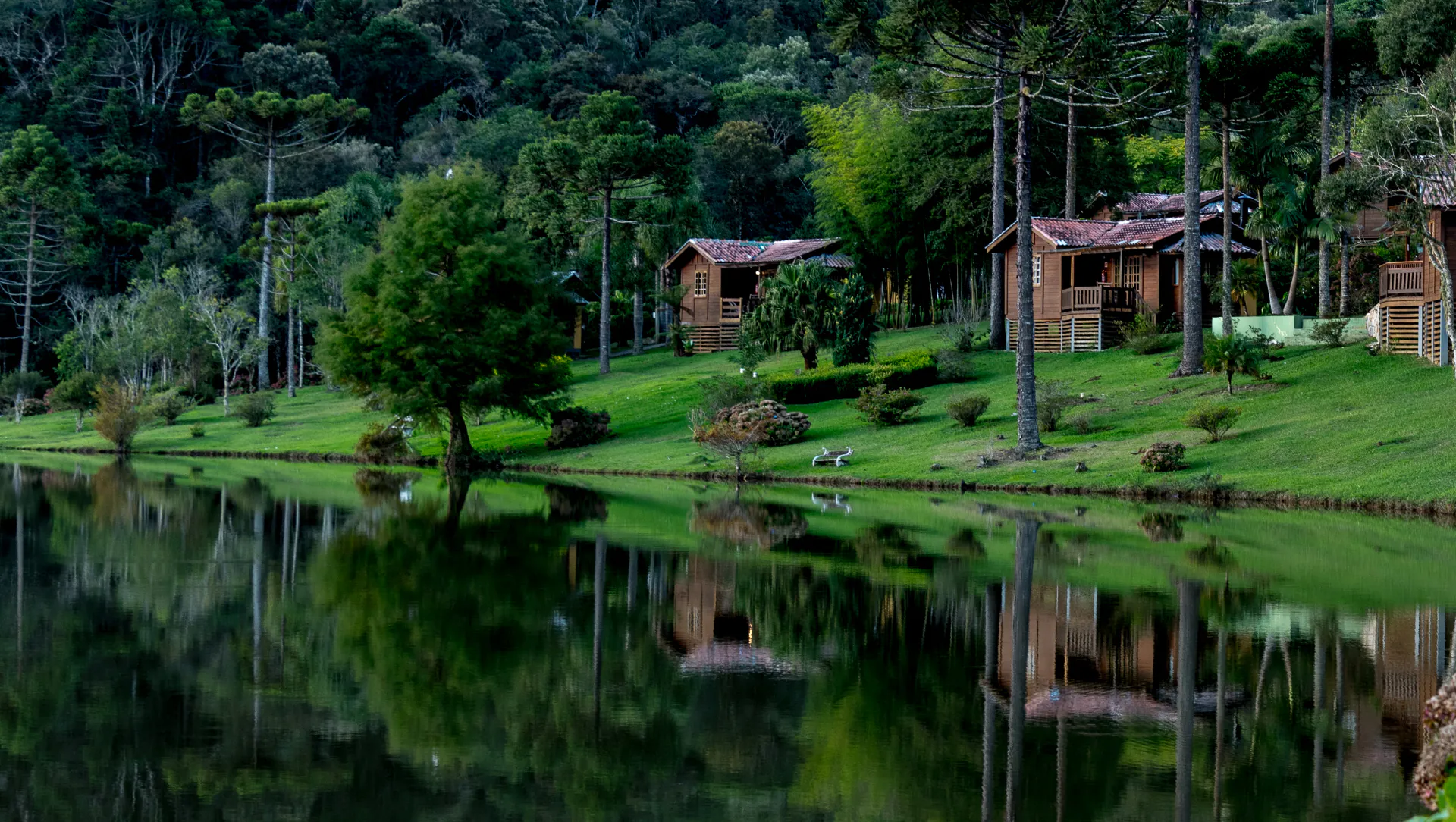 Paisagem deslumbrante da Eco Pousada Valle do Ribeira